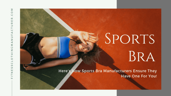 sports bra manufacturers