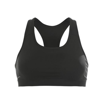 Wholesale Pure Black Fitness Bra USA, Canada