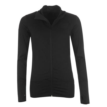 Pure Black Sports Tracksuit Top Wholesale