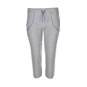 Grey Structured Fitness Capri Wholesale