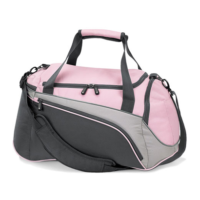 Light Pink & Black Women's Gym Bag Wholesale