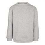 Grey Coloured Plain Sweatshirt Wholesale