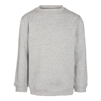 Grey Coloured Plain Sweatshirt Wholesale