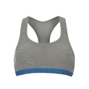 Structured Grey Sports Bra Wholesale