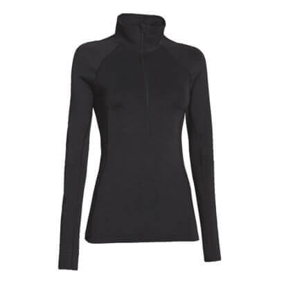 Plain Black Women's Compression Pullover Wholesale