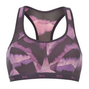 Purple Structured Racer Back Gym Bra Wholesale