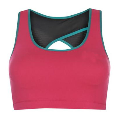 Onion Pink Clear Back Sports Bra Wholesale