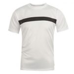 white fitness shirt