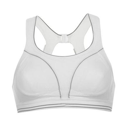 Ivory White Clip Back Sports Bra Wholesale