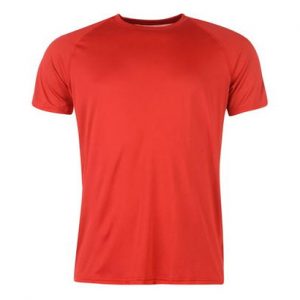 Bright Red Fitness T Shirt Wholesale