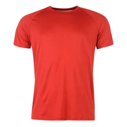 Bright Red Fitness T Shirt Wholesale