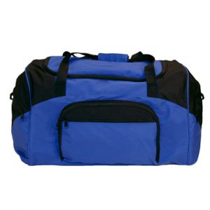Bright Blue & Black Gym Bag Wholesale