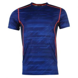 Electric Blue Fitness T Shirt Wholesale