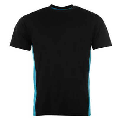 Black Crew Neck Fitness T Shirt Wholesale