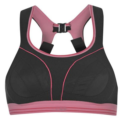 Wholesale Pink Black Clip Back Sports Bra USA, Canada