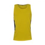 yellow gym vest
