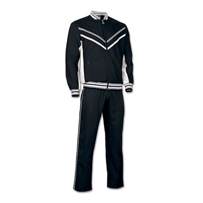 All Black with Stripe Microfiber Track Suit Wholesale
