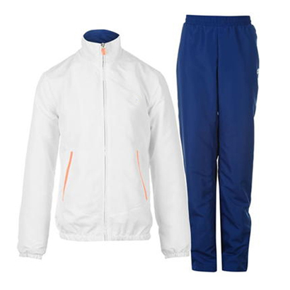 White and Blue Sports Tracksuit Wholesale