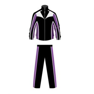 Black and Violet Custom Team Tracksuit