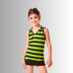 Wholesale Neon Green and Black Kids Fitness Clothing