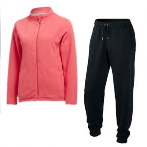 baby pink and black girls tracksuit