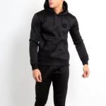 black hooded tracksuit wholesale