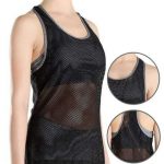 Wholesale Black Mesh Fitness Tank Top Manufacturers USA