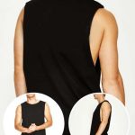 custom black sleeveless tank top