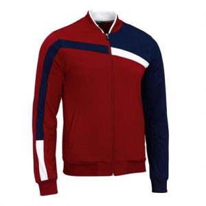 custom red tracksuit jacket