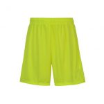 flurescent green fitness shorts