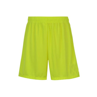 flurescent green fitness shorts