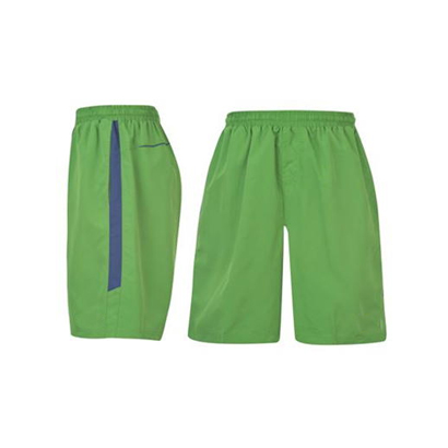 Green and Blue Blocking Shorts Wholesale