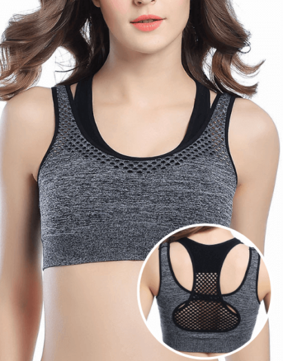 wholesale grey sports bra manufacturer