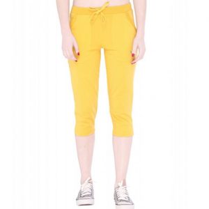Soothing Yellow Capri Pants