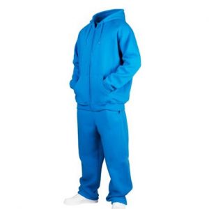 Wholesale Aqua Blue Sweat Suit for Men