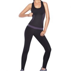 Black Fitted Yoga Wear Wholesale