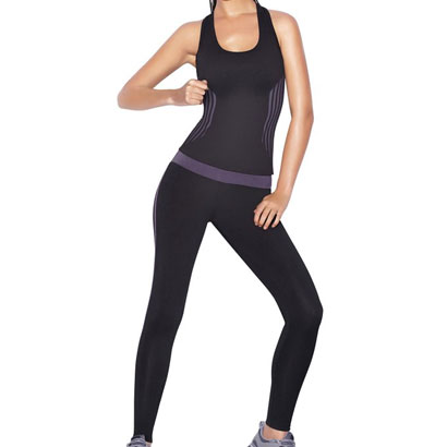 Black Fitted Yoga Wear Wholesale