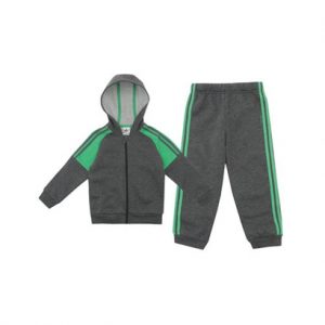 wholesale grey and green kids fitness clothing