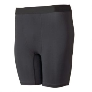 Wholesale Grey with Black Waistband Men’s Compression Shorts