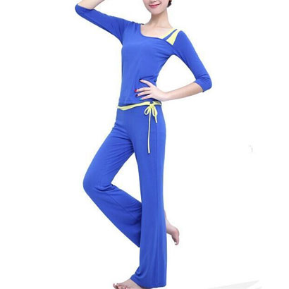 Wholesale One-piece Blue Yoga Wear For Women