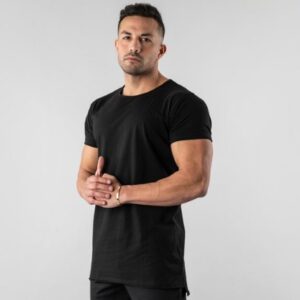 wholesale Black Workout T-shirt For Men