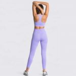 wholesale violet sports bra and leggings manufacturer