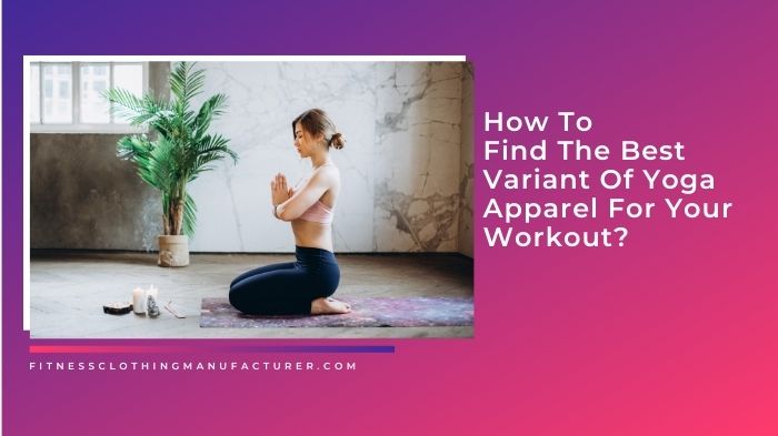 wholesale yoga clothing manufacturers