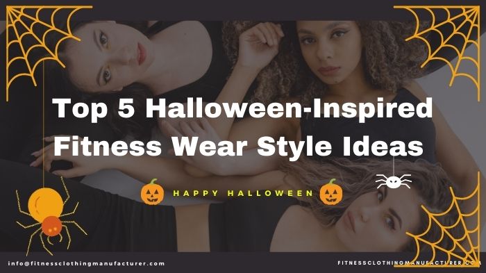 halloween inspired fitness wear