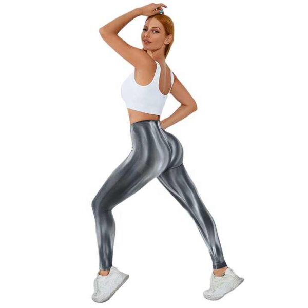 Wholesale High Waist Grey Gym Leggings for Workout in USA