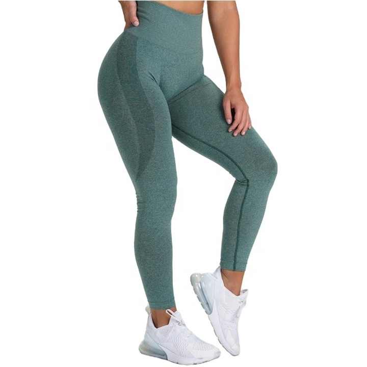 Wholesale High Waisted Sustainable Gym Leggings Set in USA