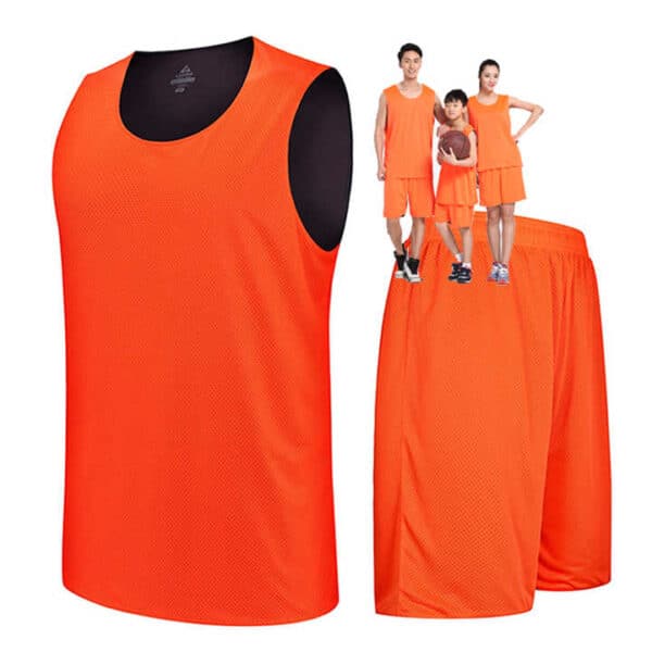 Basketball Uniforms Reversible Basketball Jersey Set