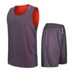 Custom Basketball Uniforms Reversible Basketball Jersey Set Wholesaler