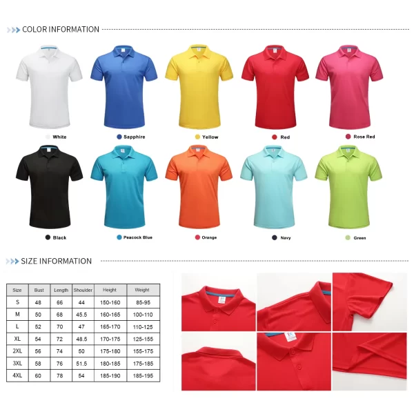 Golf Polo Dry Fit T Shirt