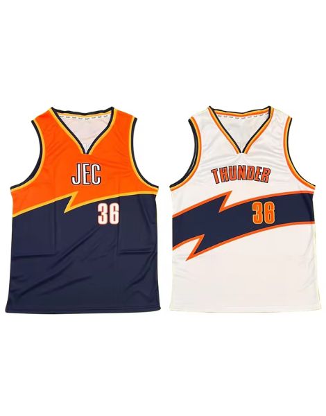 Custom Mesh Polyester Basketball Jersey Set